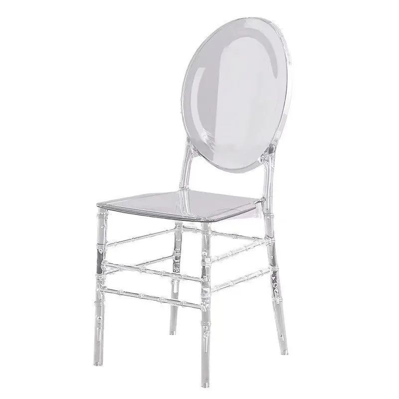 Unique plastic transparent knock down polycarbonate phoenix chair for wedding events banquet