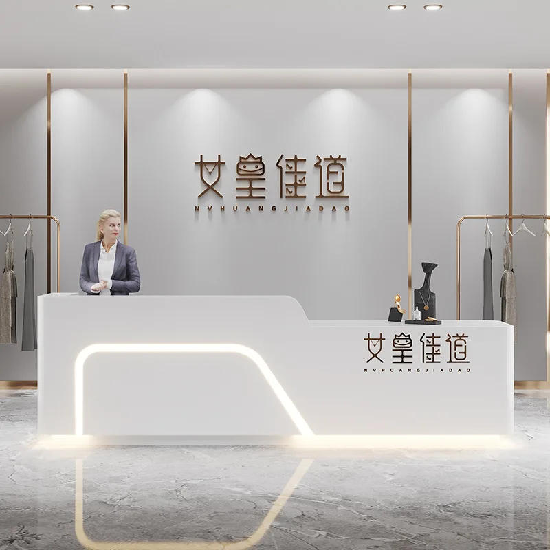 Standard Size Office Front Reception Desk Table Modern Reception Desk Hospital Companies Can Customize The Front Desk