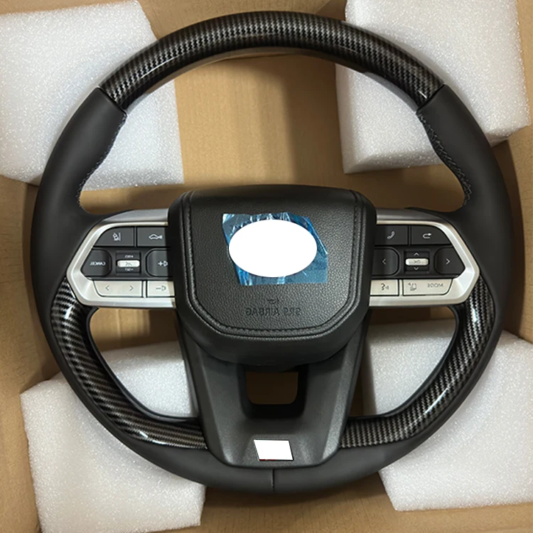 Leather Steering Wheel for Toyota Corolla 4Runner Crown RAV4 Fortuner Yaris Prius Lexus Lx570 GX470