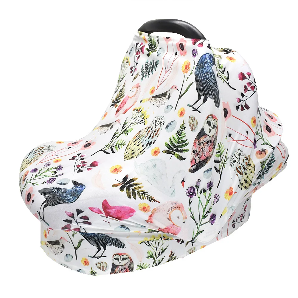 Заказная печать ткань для грудного вскармливания крышка для грудного вскармливания Обертывания шарфы для детского автомобильного сиденья чехол для кормления