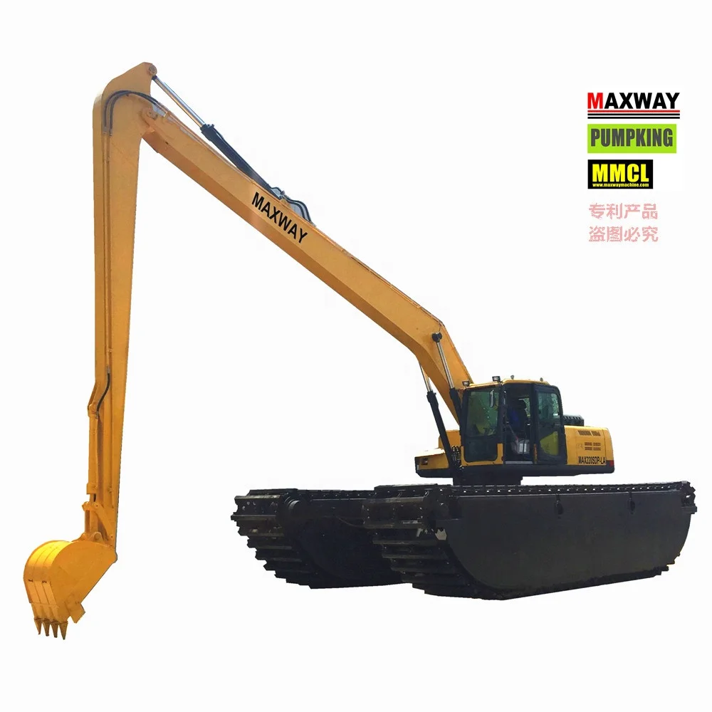 MAXWAY 3 Chain Pontoon Undercarriage of Amphibious Excavator for sale , Model: MAX200PU