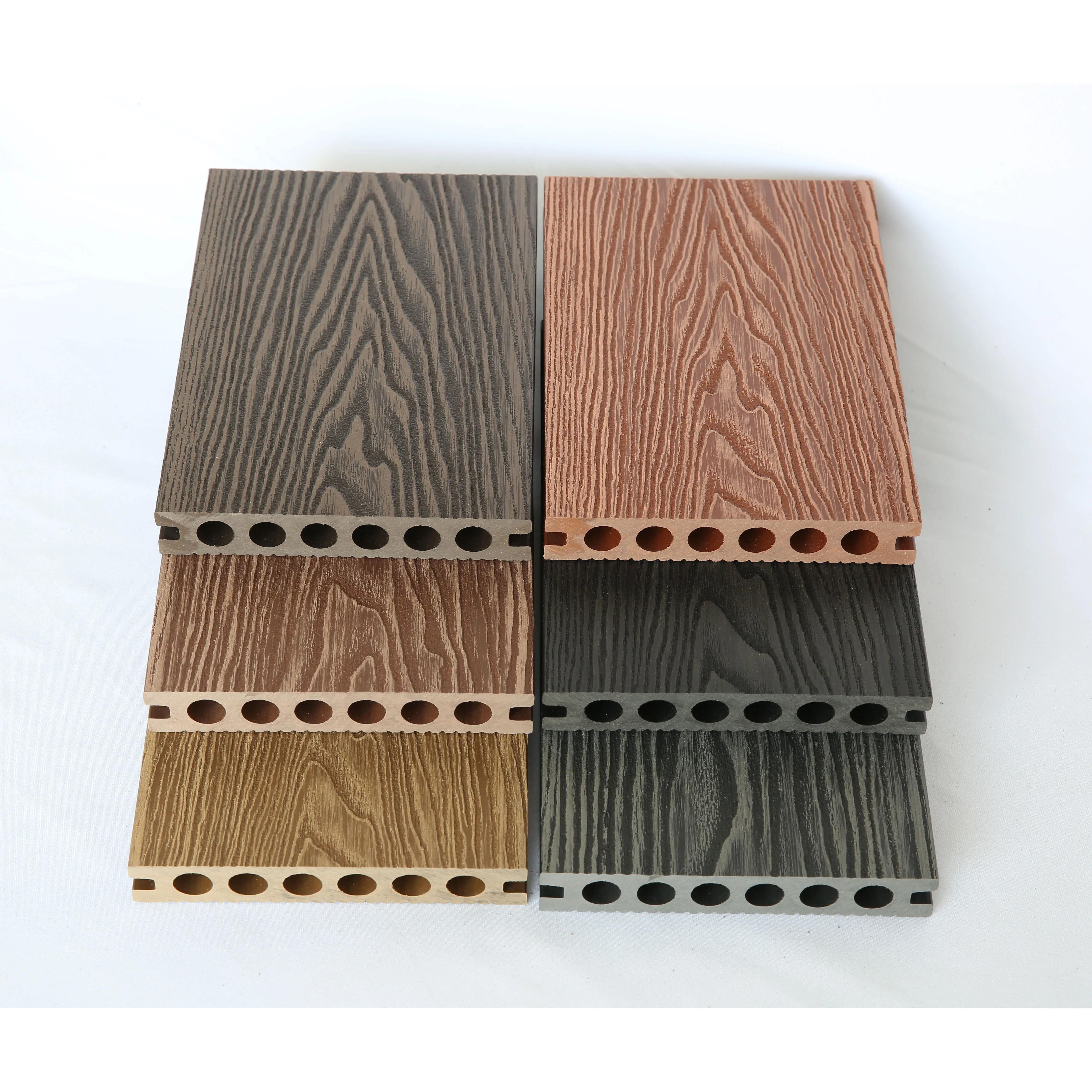 wpc outdoor decking round hole wpc decking 25 year guarantee wpc decking wall panel wood