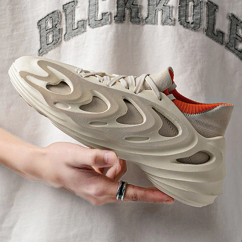 Brand Logo Custom Men Casual Sneakers Plus Big Size  Foam Runner Sandals Sports Running Shoes for Man