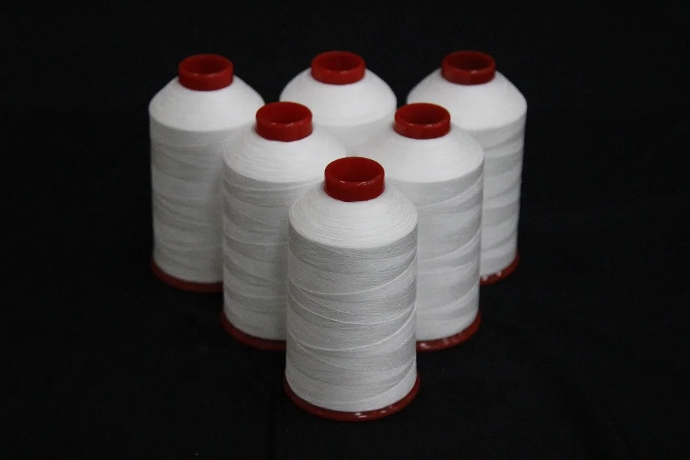 
Hot sale high temperature and chemical resistance white 100% PTFE Sewing Thread for industrial products 