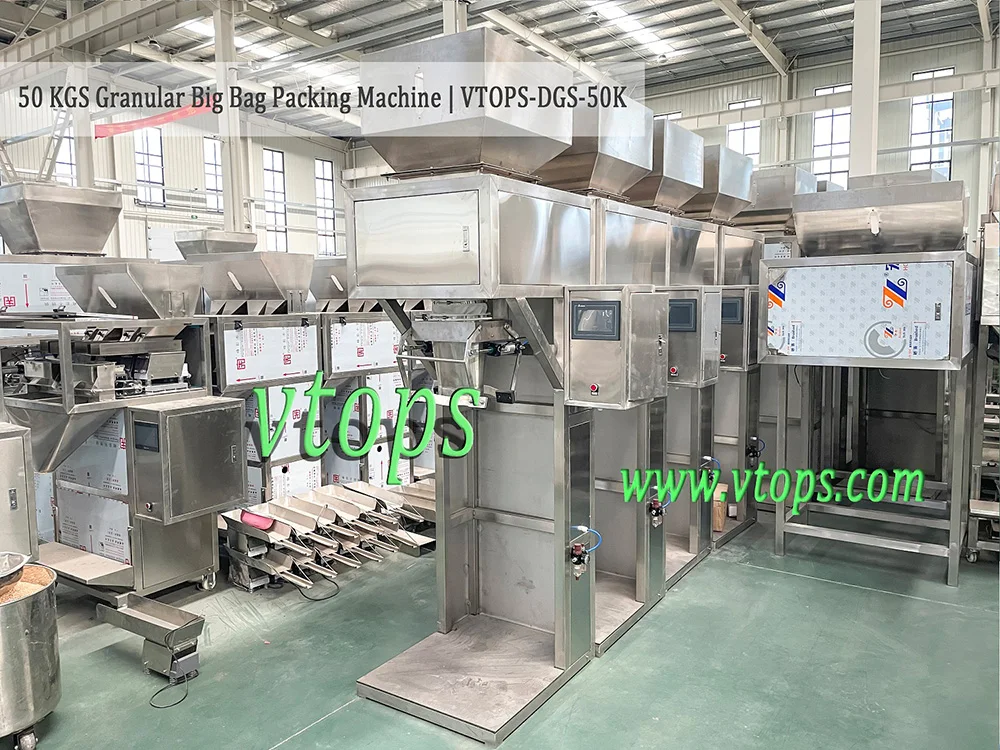Particle Single Head Weighing Packing Machinery Semi Automatic 50kg Sand Bags Filling Packaging Machine