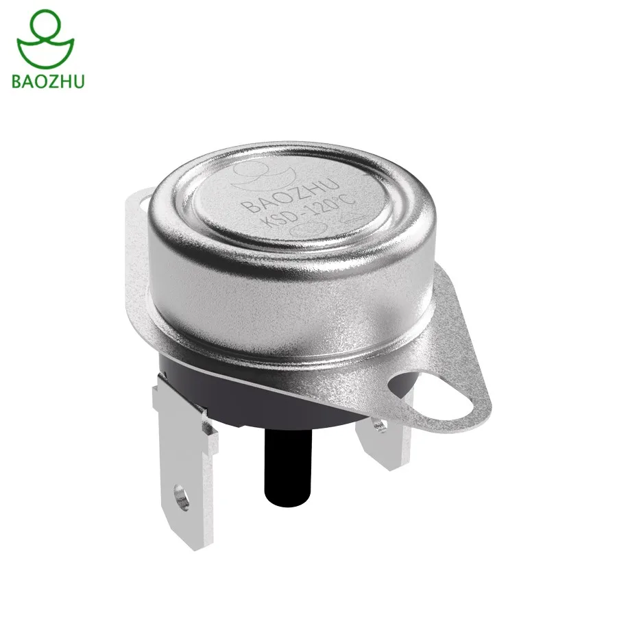 KSD motor thermostat KSD301 thermal cut-off switch stainless steel ceramic thermal protector for coffee KSD301 16A thermostat