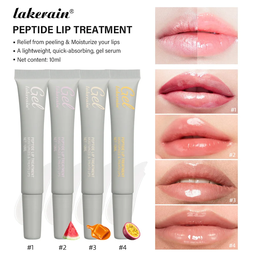 lakerain Polypeptide lip care gel Fade lip lines and remove dead skin Nourishing Moisturizing Lip Repair Gel