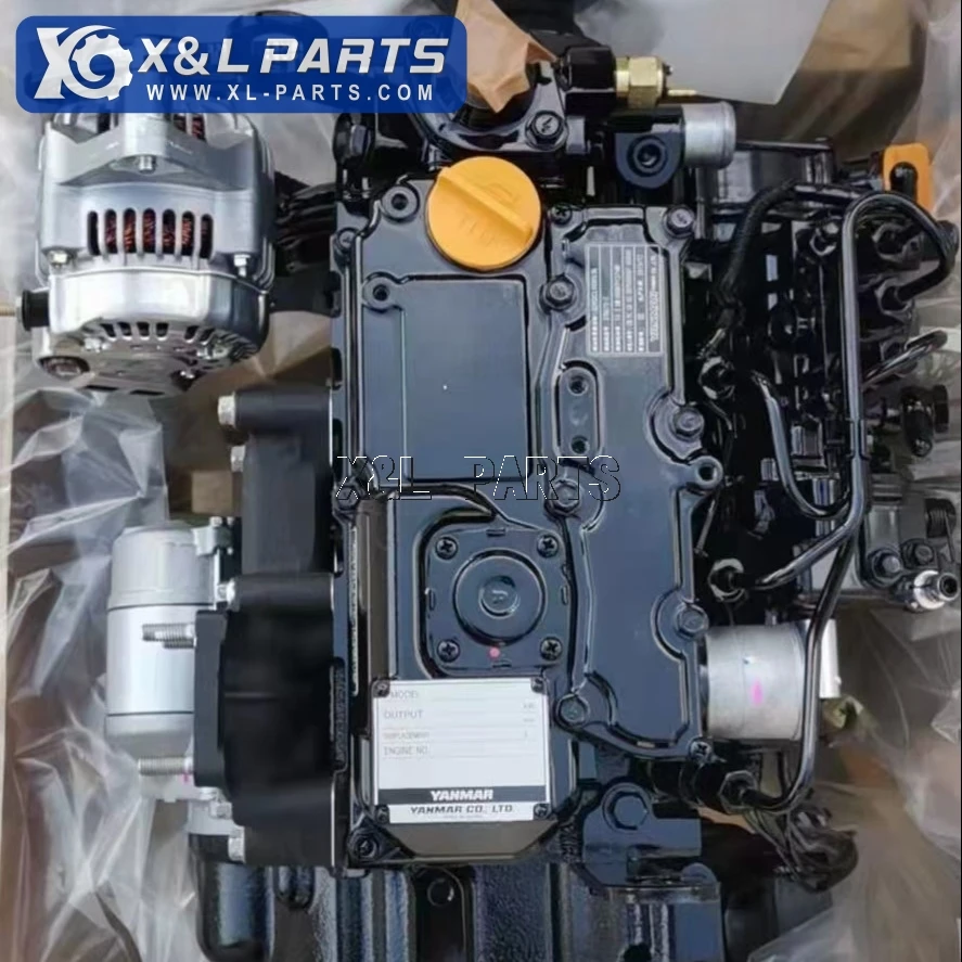 Оригинальный Подержанный дизельный двигатель 4TNV98T для YANMAR в хорошем состоянии и был запускан тестовый DODEESE