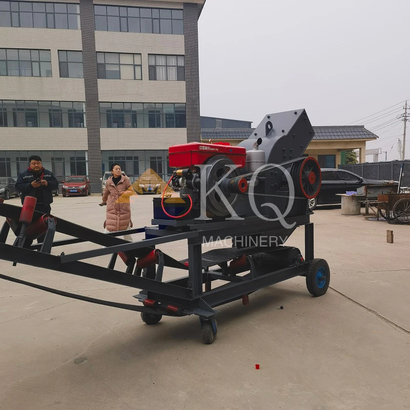Pc 200*300 Mobile  Hammer Stone Crusher Machine For Nigeria Mobile Portable Hammer Crusher With Screen