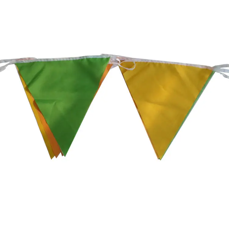 Waterproof Factory Wholesale Bar Festival Decoration PVC Colorful Bunting Triangle String Flag,triangle bunting flag
