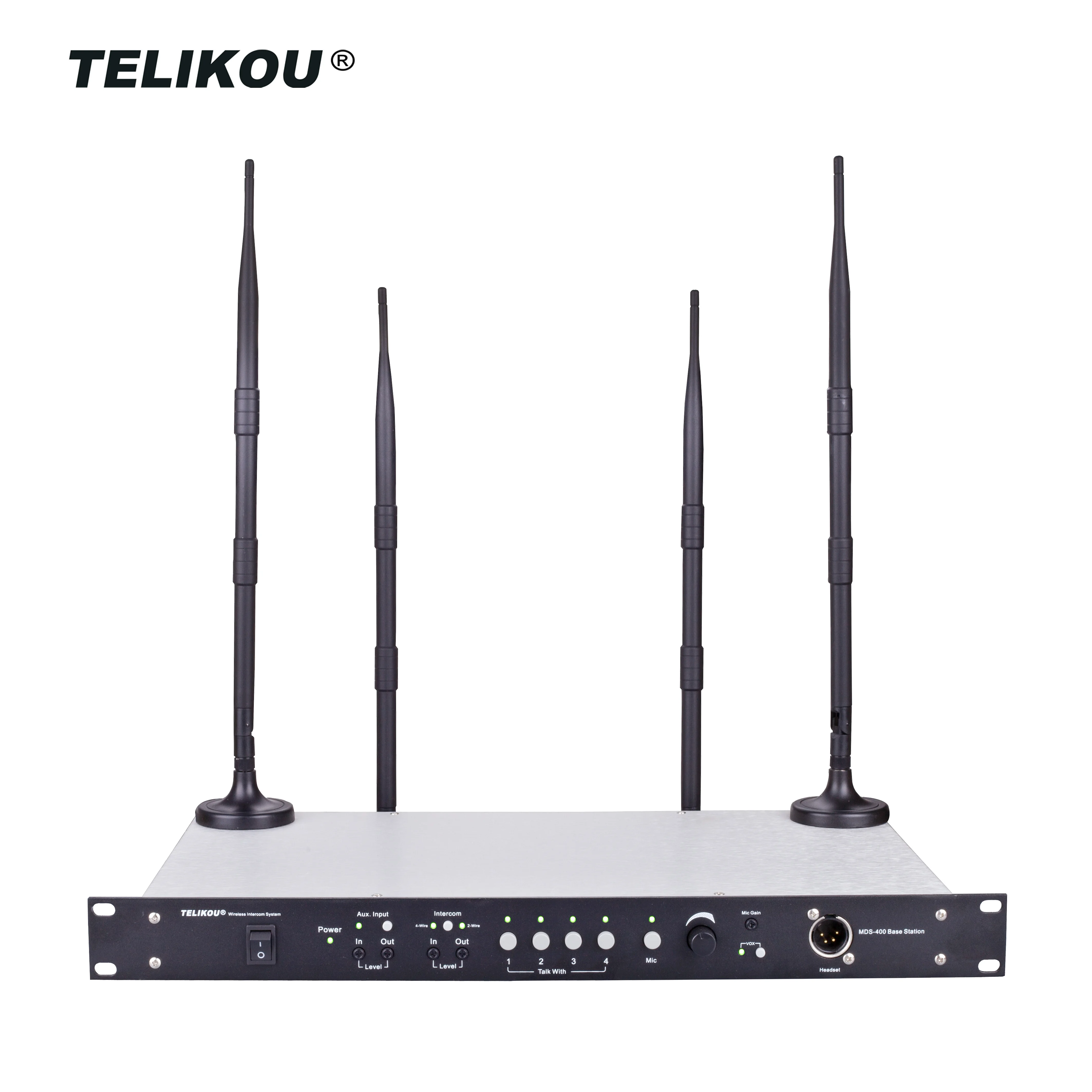  Telikou TM-800 экранное меню Восьмиканальный дуплексный режим телевизионная станция студии вещания Ван шоу футбольный арбитр домофонная