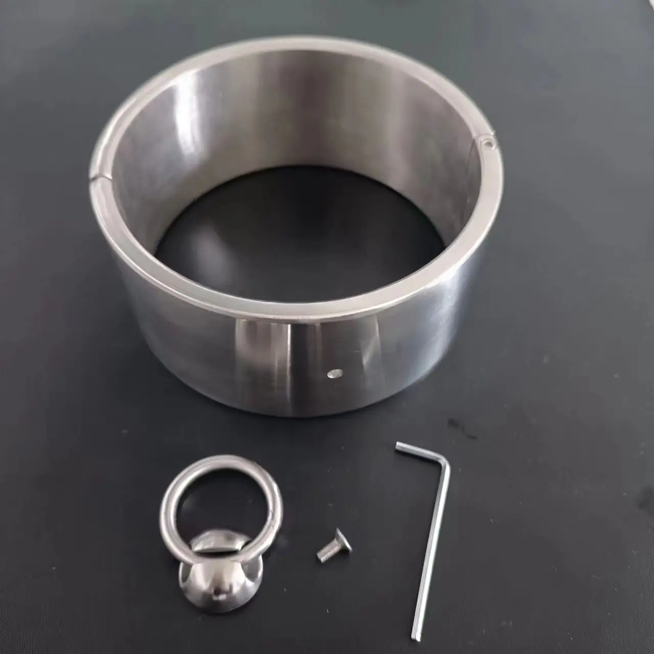 Black Emperor new style stainless steel high 6cm metal collar bdsm bondage collar wholesale of adult toys sex toys for couples