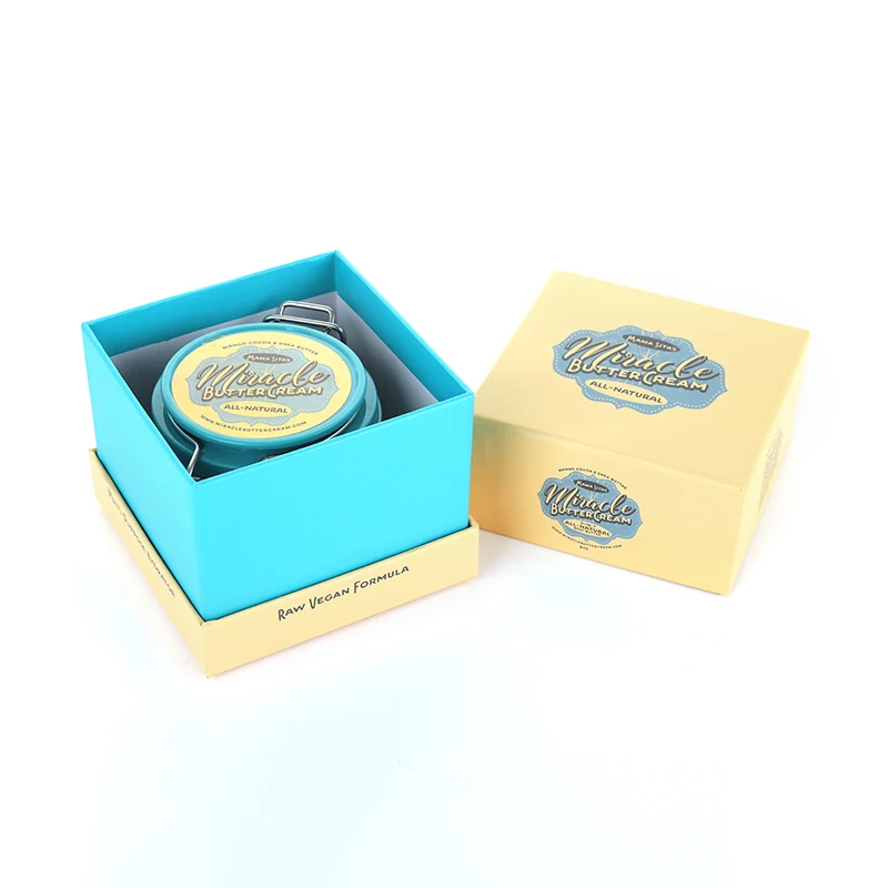 Luxury cardboard storage boxes with lids custom incense packaging box candle jar packaging