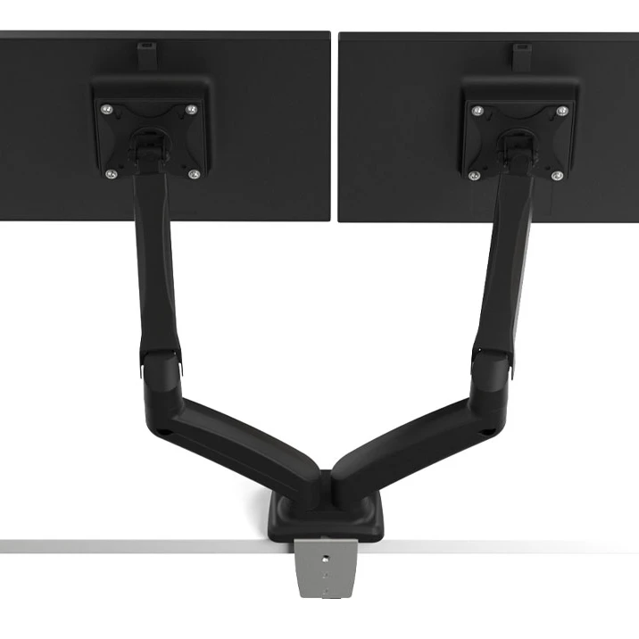 AUKI Dual 32 inch Vesa Arm Gas Spring Monitor Arm Stand For Monitor Hot Selling Lcd Monitor  Mount