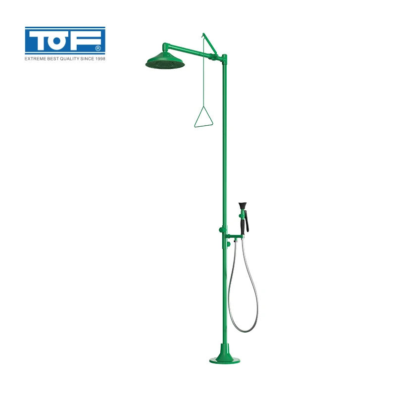 HIGH QUALITY LAB FURNITURE EMERGENCY SHOWER& SINGLE OUTLET EYE WASH KC5G