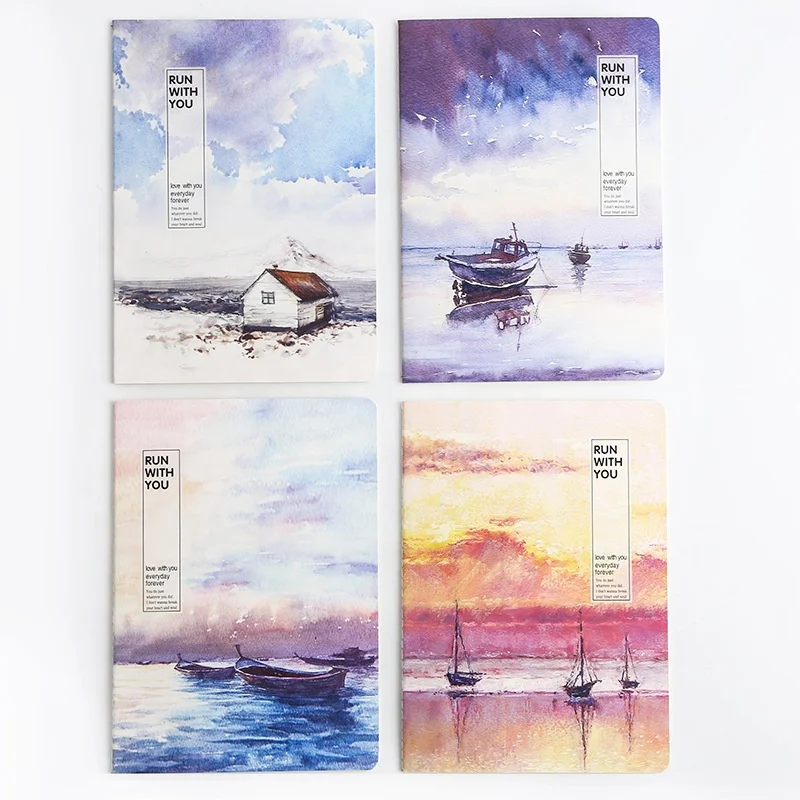 OEM travel journal printing custom paper notebook