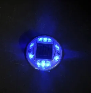 Wholesale Traffic Warning Products IP68 Waterproof Reflective round LED Road Stud Solar Road Stud