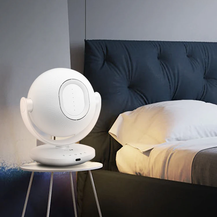 Smart Home Appliance Electric Bladeless Table Fan Timing Digital Display Air Circulating Fan With Remote Control