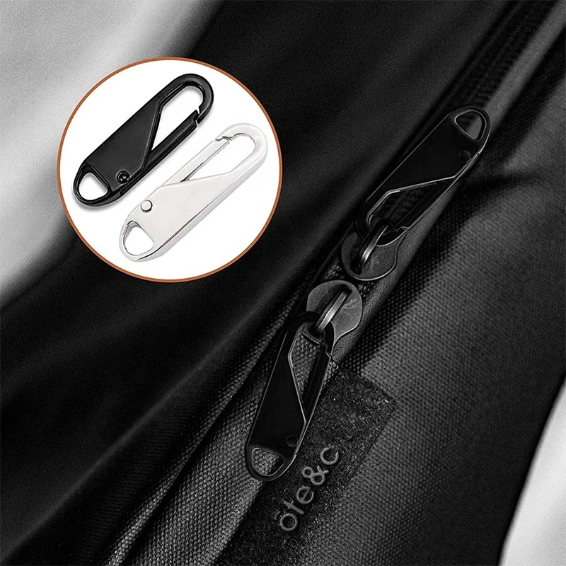 SANKO Detachable Zipper Pulls Extender Tab Repair Zipper Pull Replacement for Backpacks Jacket Pants