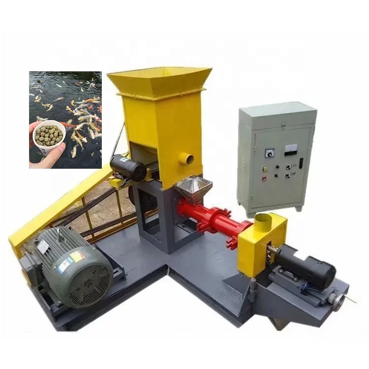 floating extruder	 fish feed floating extruder fish extruder machine for raw material