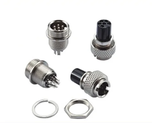 7, 8, 9, 10, контактный авиации GX16 электрического соединителя металла