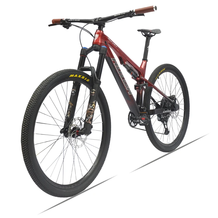Full Suspension Carbon Fiber Frame Mountain Bike 12 Speed 29 inch SHIMANO M7100 Disc Brake Carbon Soft tail mountain bike