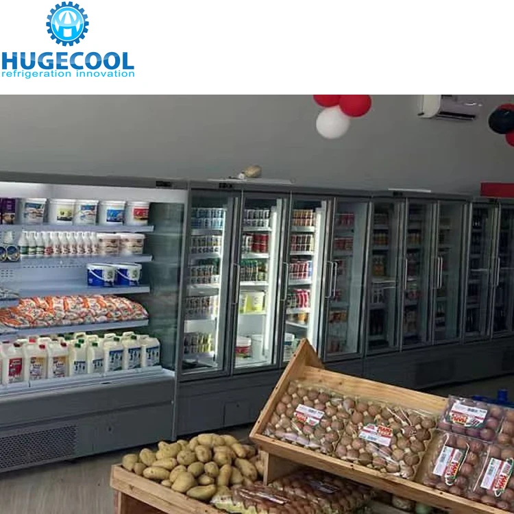 Commercial supermarket upright beer drink beverage vertical display cooler/chiller/refrigerator/freezer with compressor