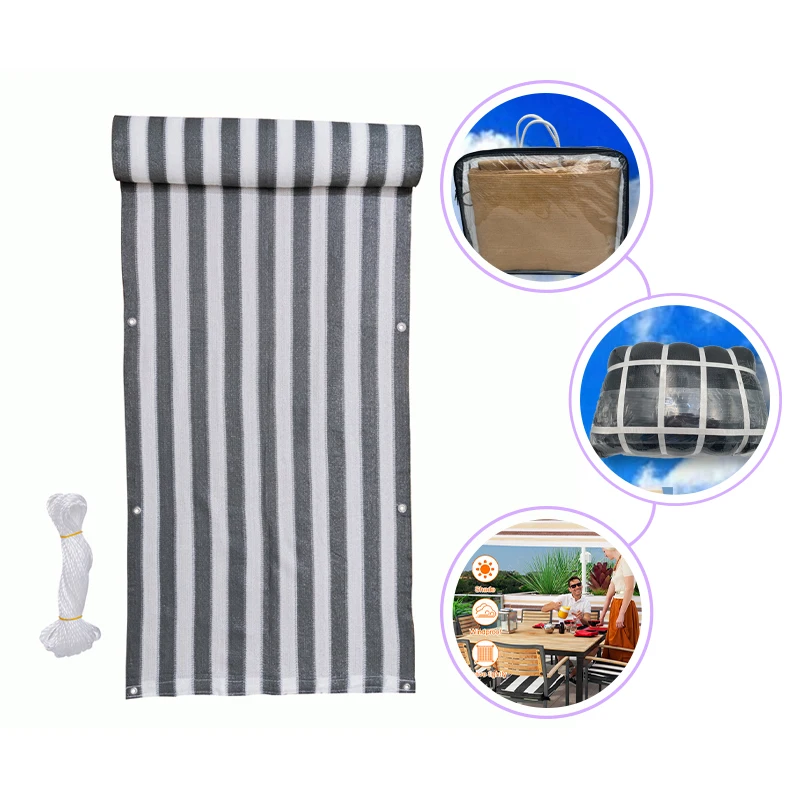 Factory Garden Supplies Shade Sails Nets Balcony Fence Cover plastic privacy plastic privacy fence screen net