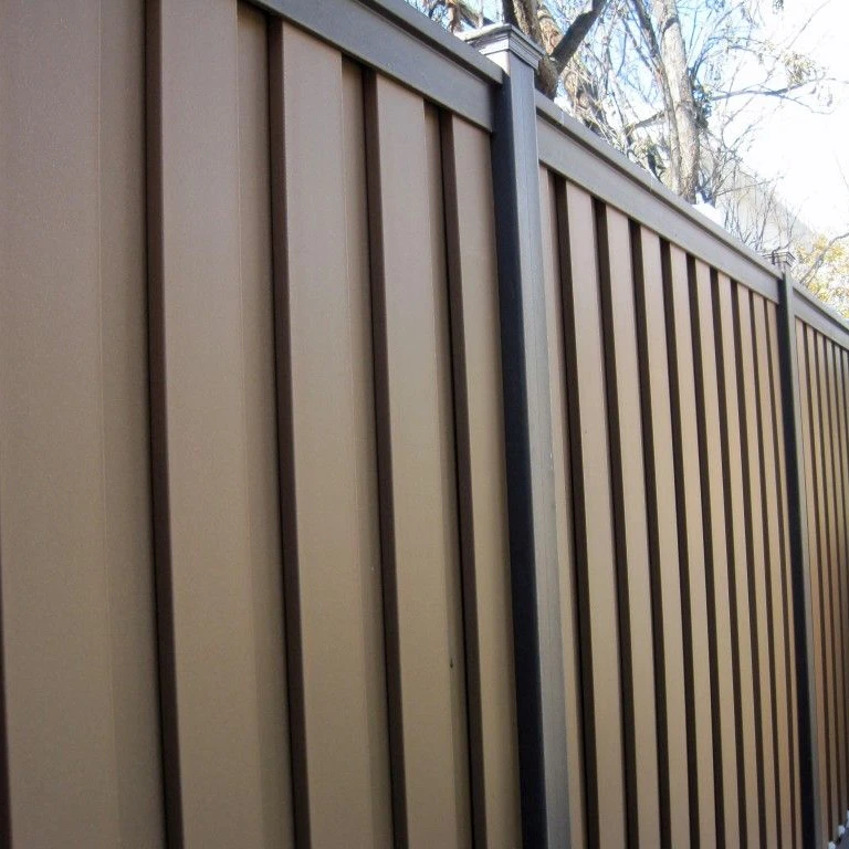 Wholesale wood plastic composite decorative privacy protective wpc fence