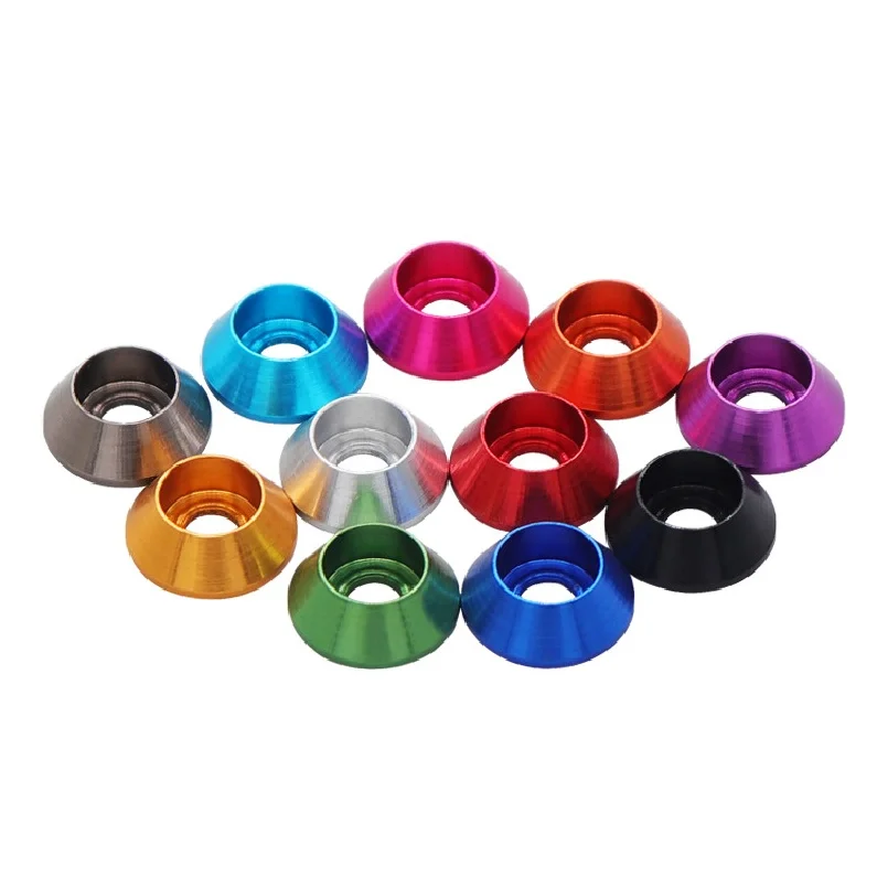 SDPSI DCT Black  Anodized aluminum countersunk  washer for car