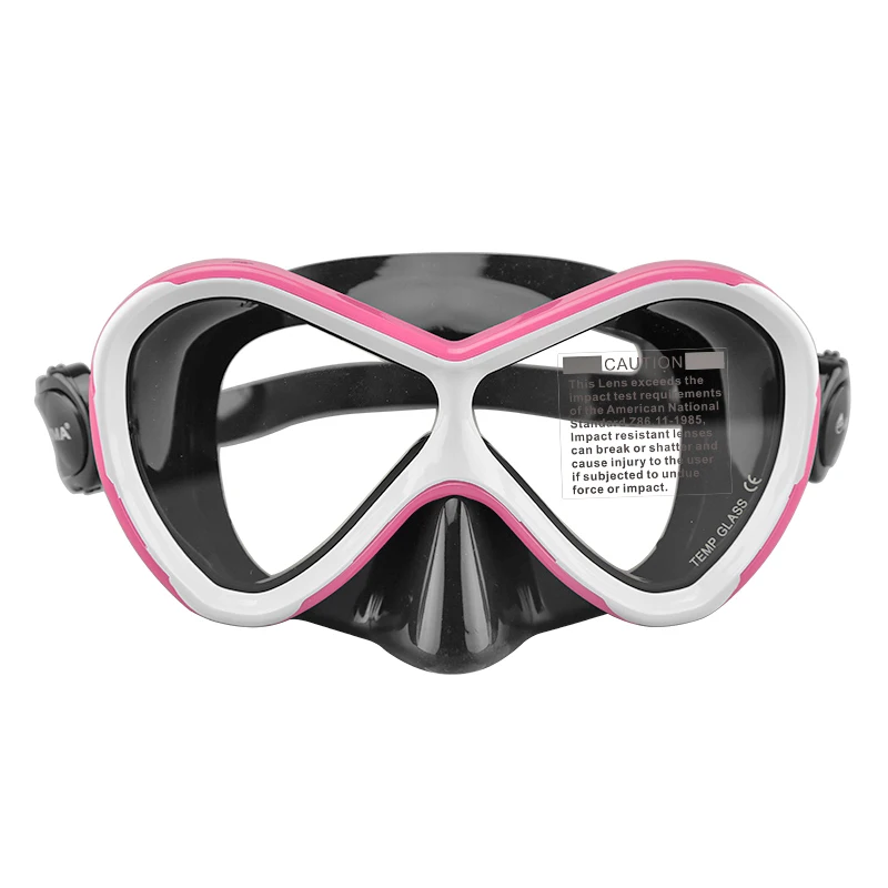 Customization Anti-Leak Child Diving Mask with Nose Cover Easy Adjustable Strap for Boys and Girls Swimming Snorkeling