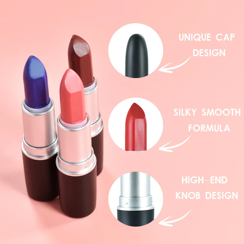 Beauty cosmetics glossy lip stain tint matte korean lipstick lip gloss private label Wholesale Lipstick