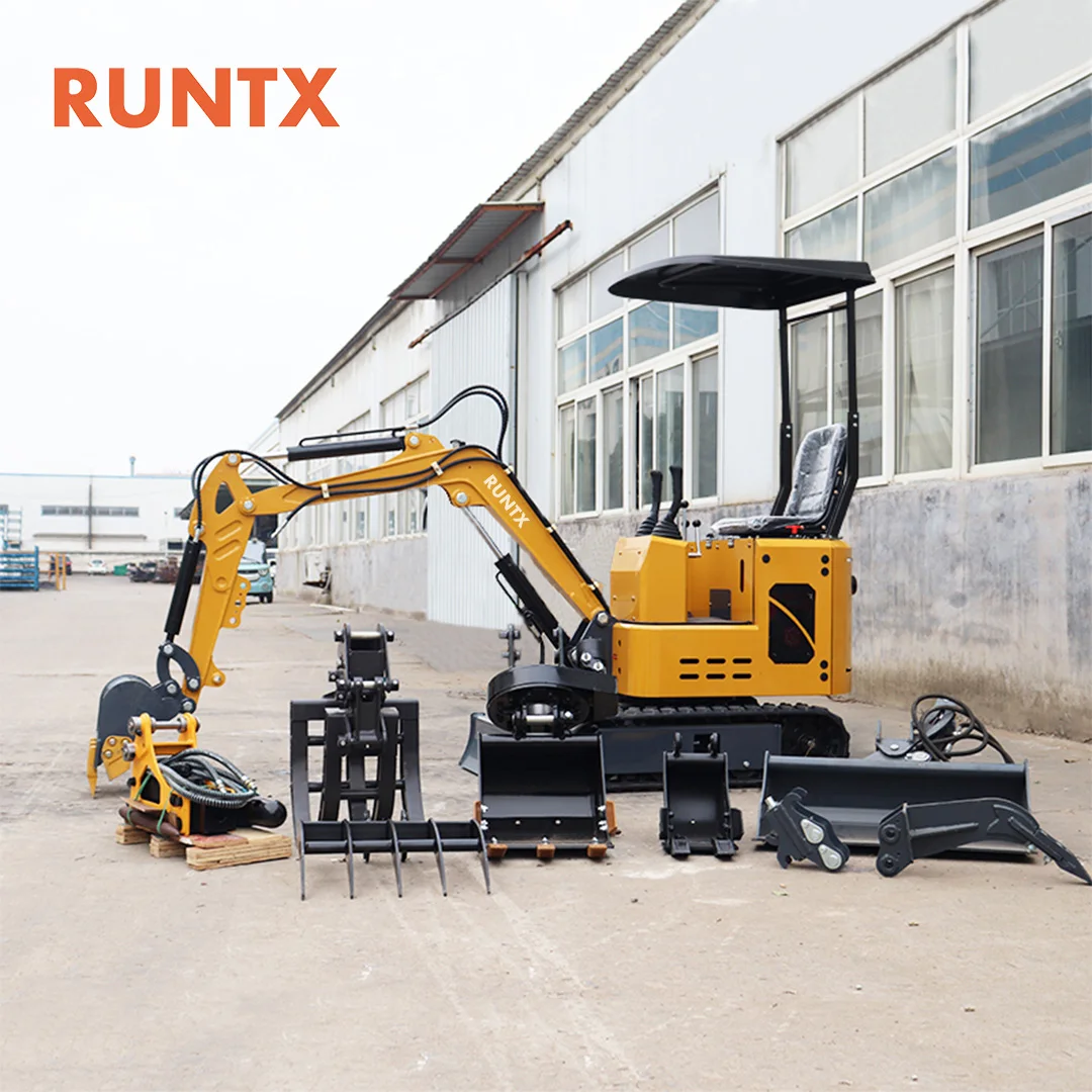 Chinese Manufacturer Cheap Price Standard Roof EPA Approved Mini Crawler Excavator with Optional Cabin