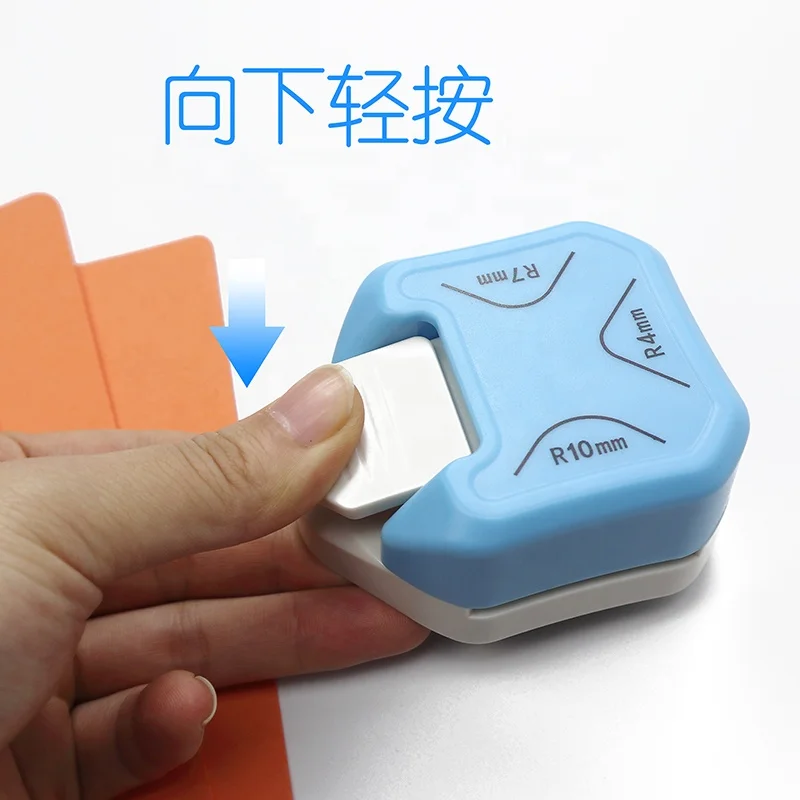 Factory customized 3 in 1 round hole paper punch corner puncher craft punch round corner cutter