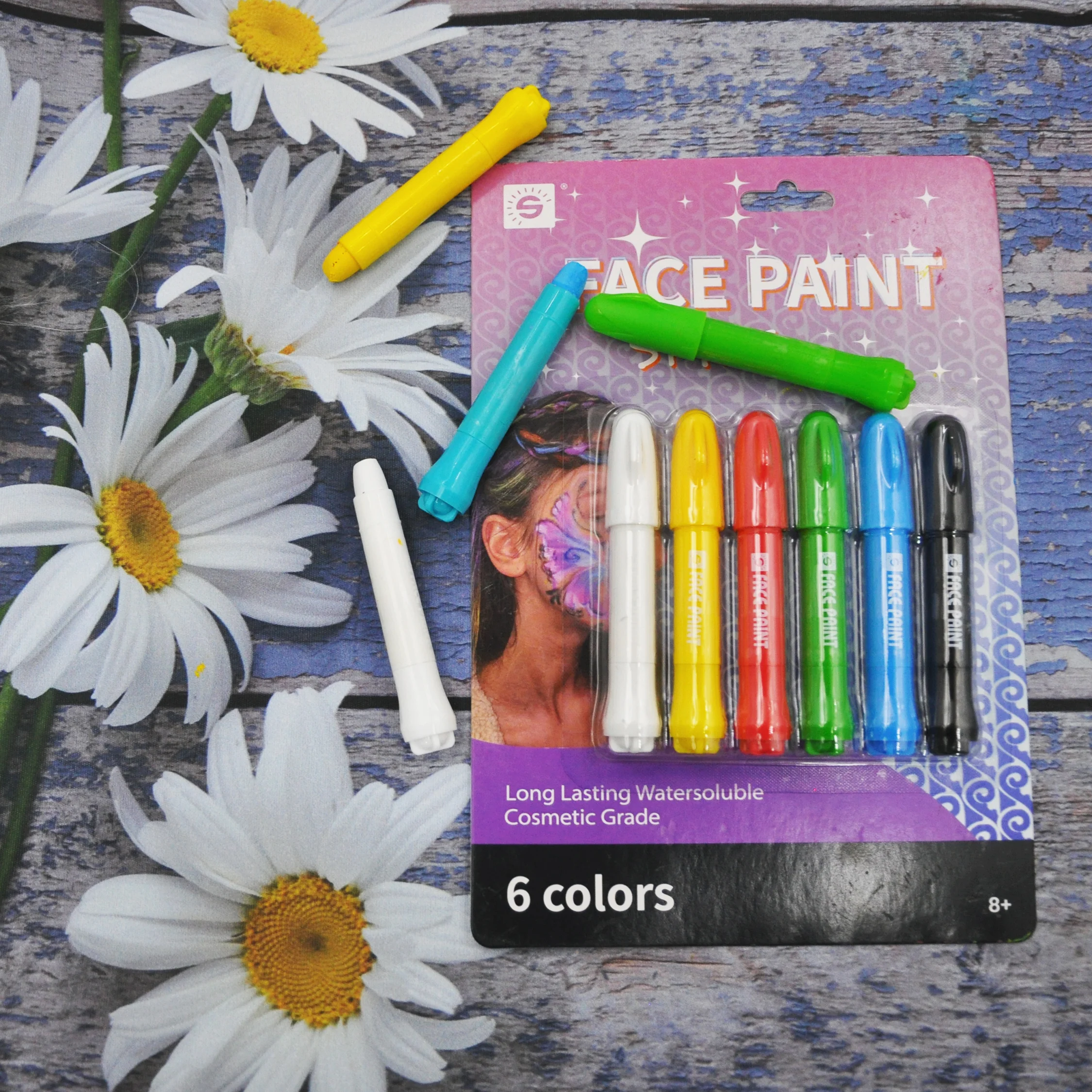 Набор карандажей для рисования в виде мини-ракеты на водной основе вечеринки и Хэллоуина