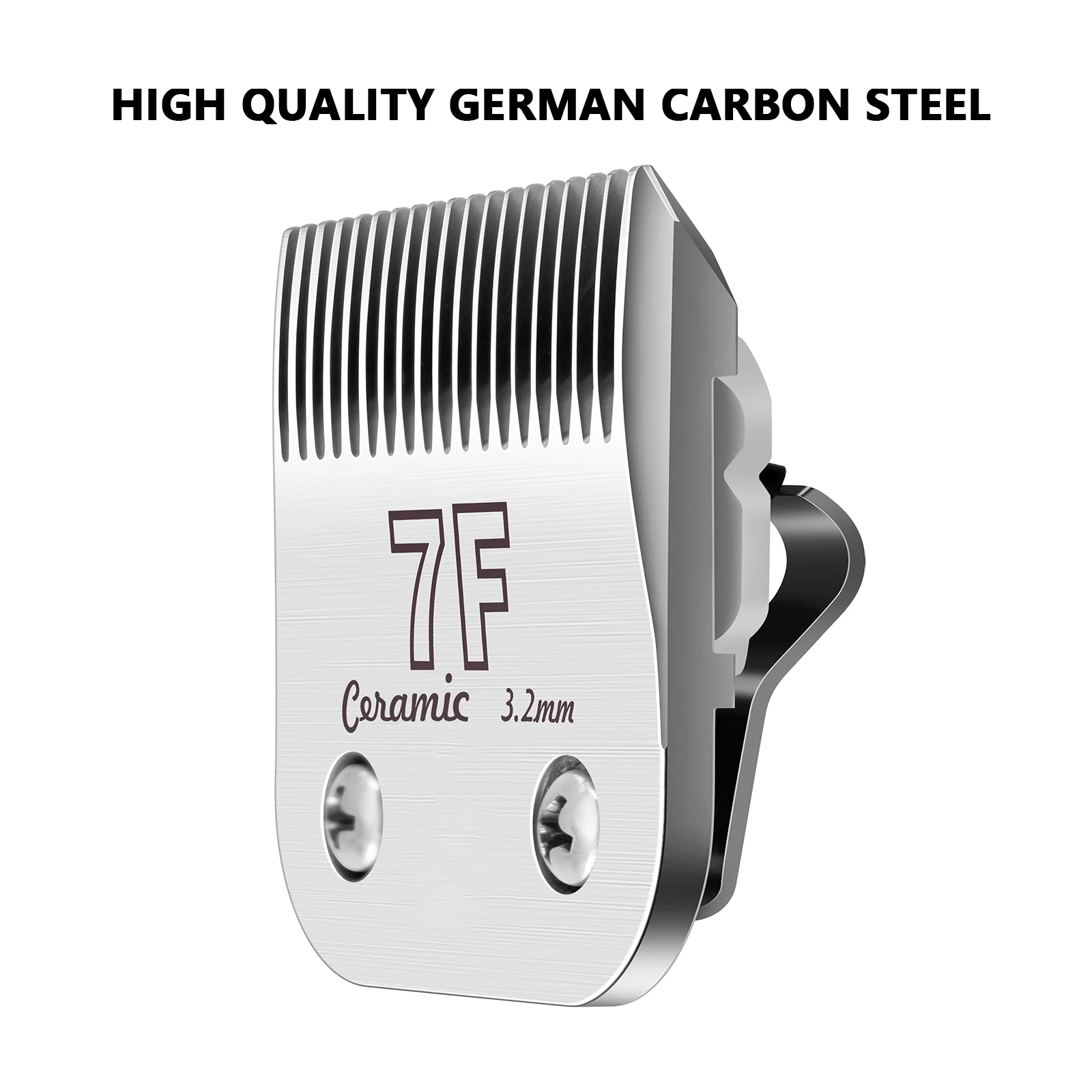 Detachable Ceramic Pet Clipper Blades,Size-7F,Compatible with Most Andis,Oster,Wahl A5 Clippers