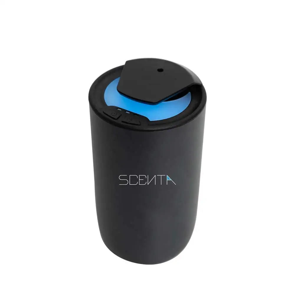 SCENTA Waterless Battery Diffuser 3 Colors Ambient Lights Portable Usb Rechargeable Ce Essential Oil Car Scent Diffuser