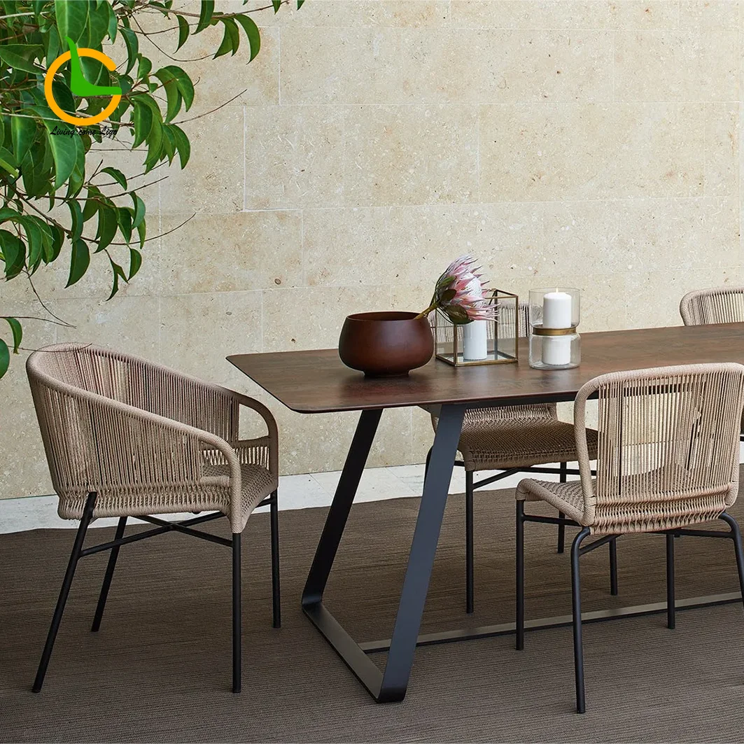 Wholesale Price Luxury Solid Aluminum Coffee Table Set Outdoor Patio Table And Chairs Plastic Table Folding Chair