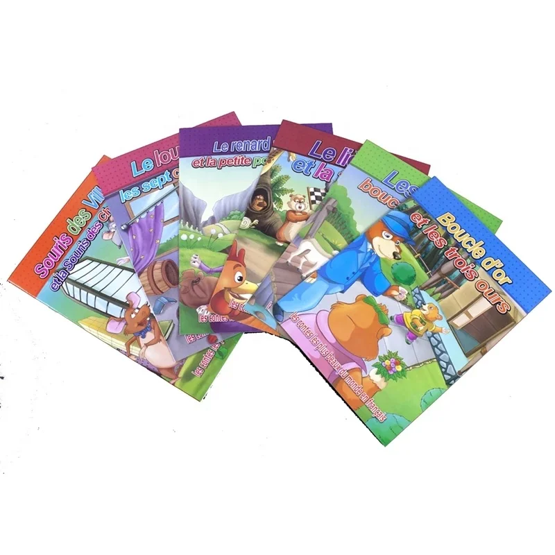 Детские французские книги историй для раннего развития Монтессори, детская книга с картинками для просвещения