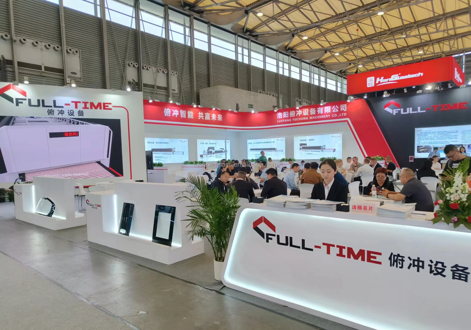 Fuchong FC-SQWG Double curvature/ Bent glass tempering furnace machine for rear and back window of automobile for sale