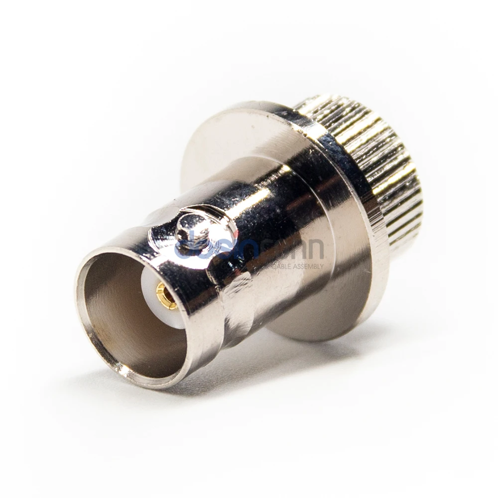 Manufacturer 50ohm Copper Stainless Steel RF Straight Female Jack BNC Connector