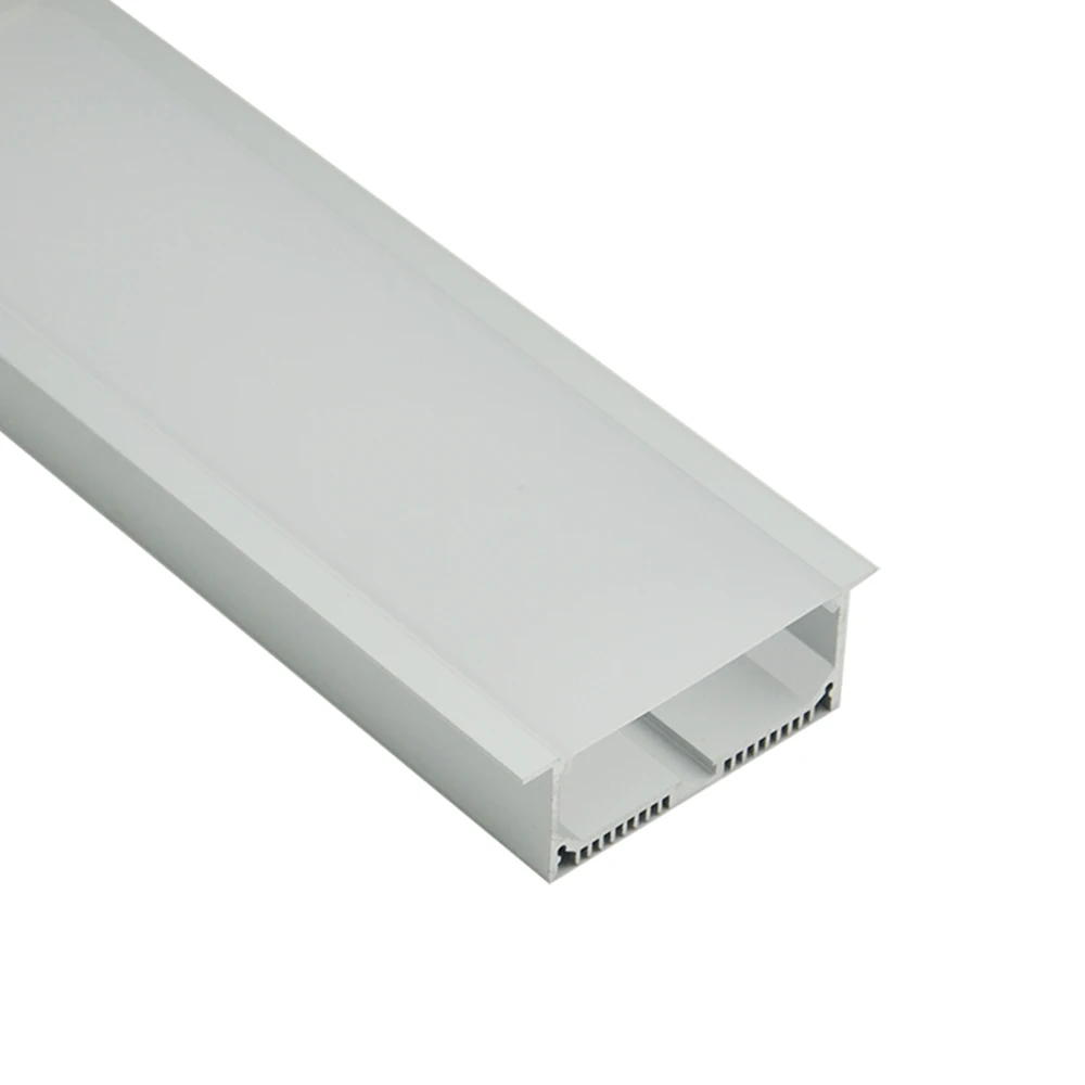 90x32mm Recessed aluminum led strip profile light for linear office lighting