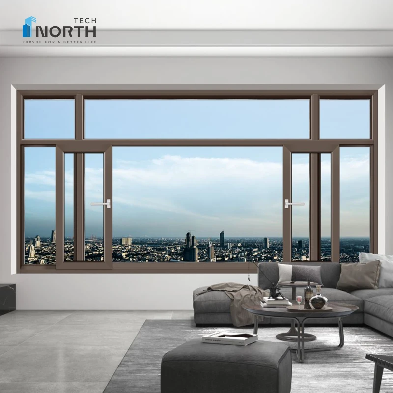 QAI and  NFRC certified aluminium sliding  window  from northtech for home