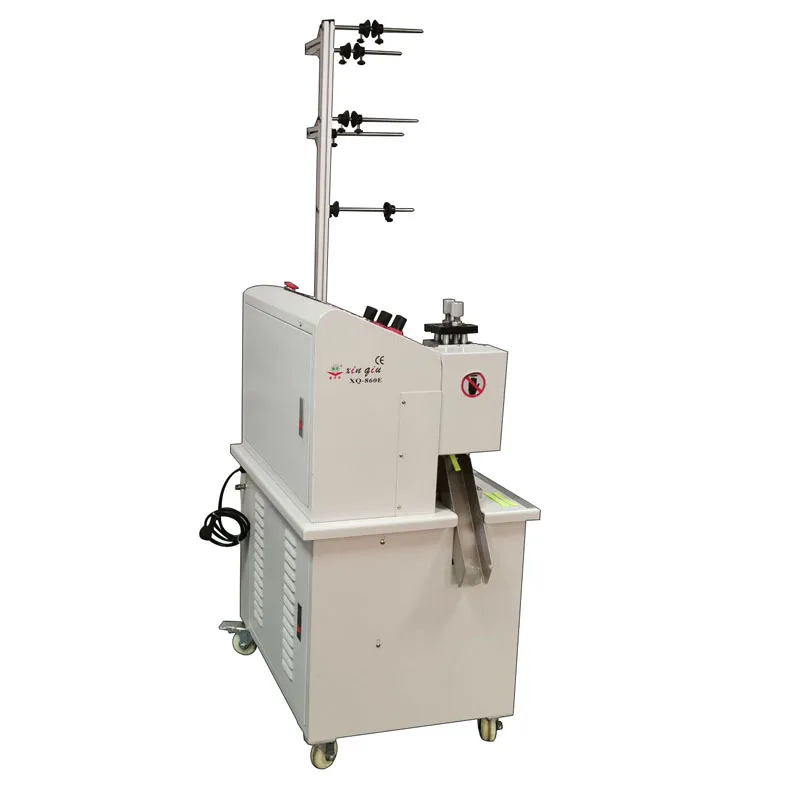 Automatic computer cutting machineg Ultrasonic folding and cutting tapeRibbon trademark folding circle Shoe webbing processing