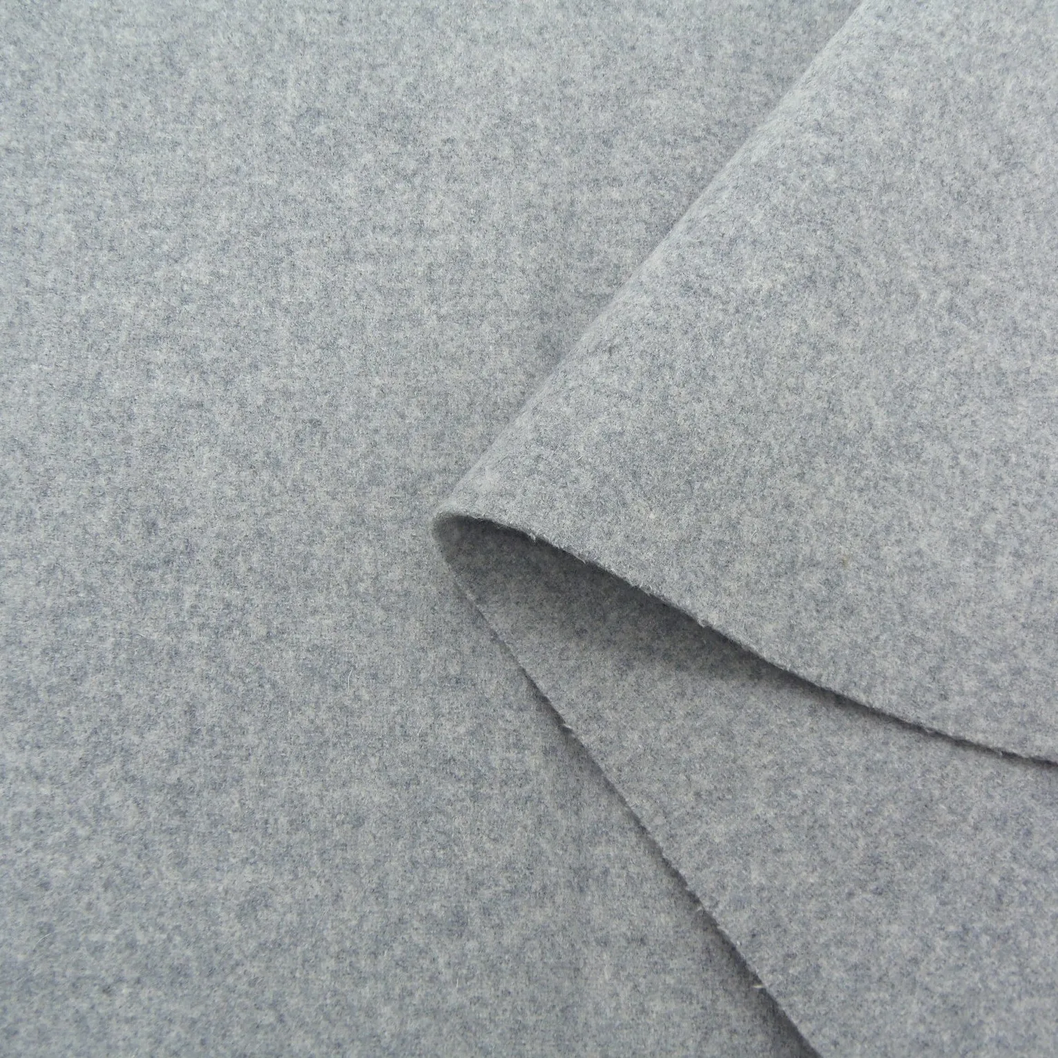 double face cut velvet woolen clothfabric plain dyed color melton leisure woven fleece textile for overcoat