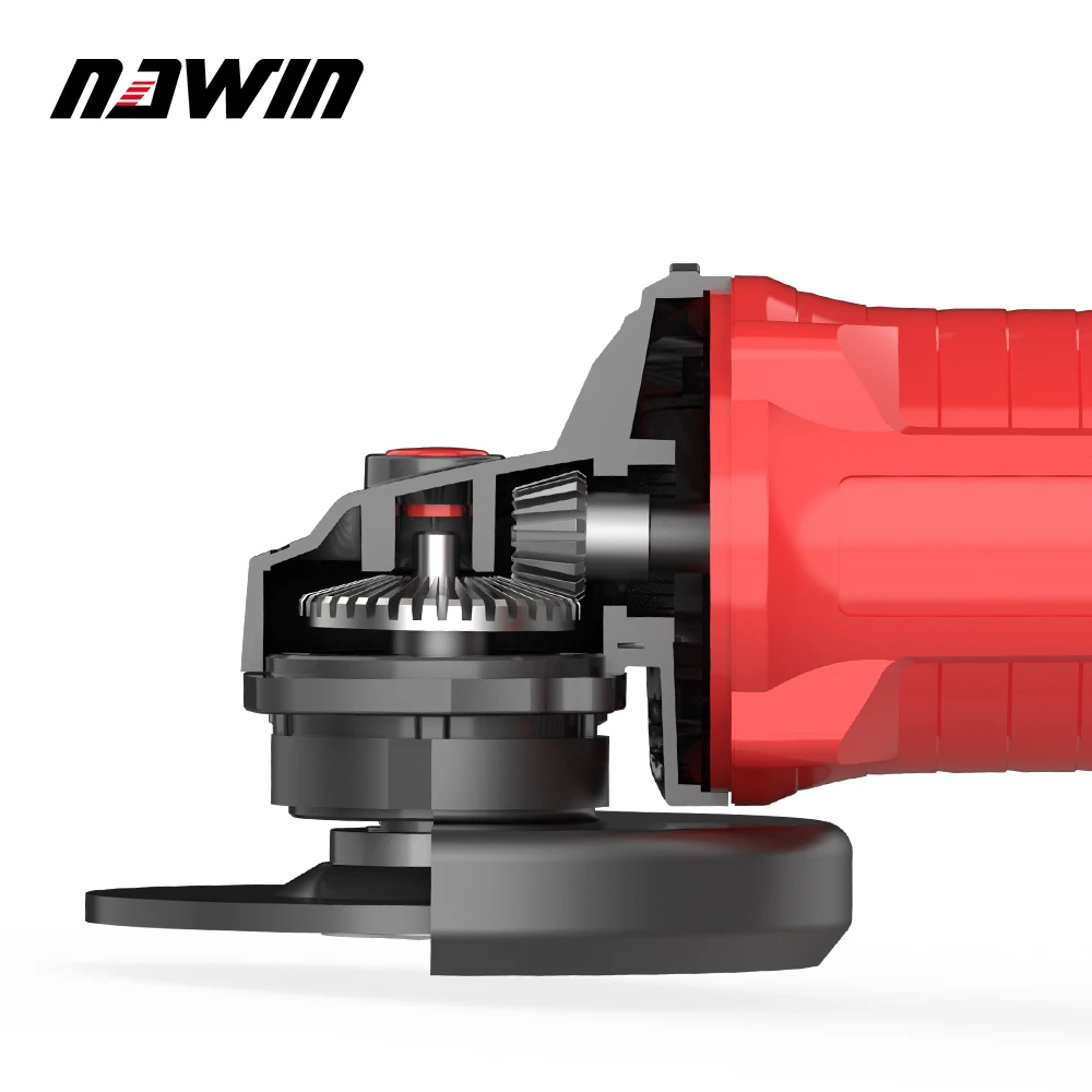 125/100mm 3 Speed Brushless Electric Angle Grinder Grinding Machine Cordless DIY Woodworking Power Tool For 20V Lithium