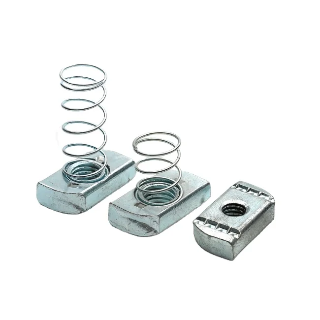 #8-32 Spring Nuts (Short Spring) for Unistrut Channel
