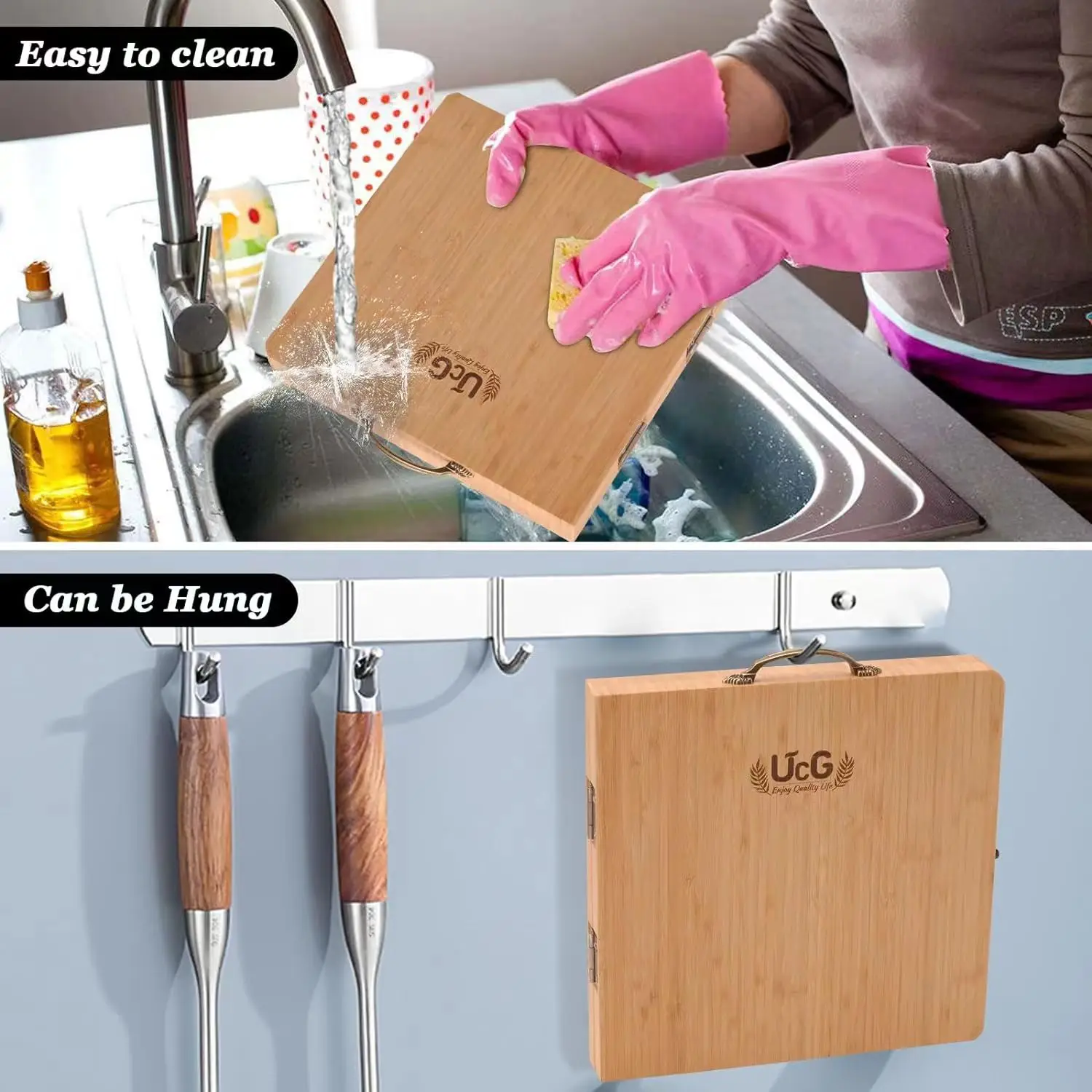 Foldable Bamboo Cheese Board and Knife Set with Suitcase-Style Toolbamboo cheese board and knife set charcuterie