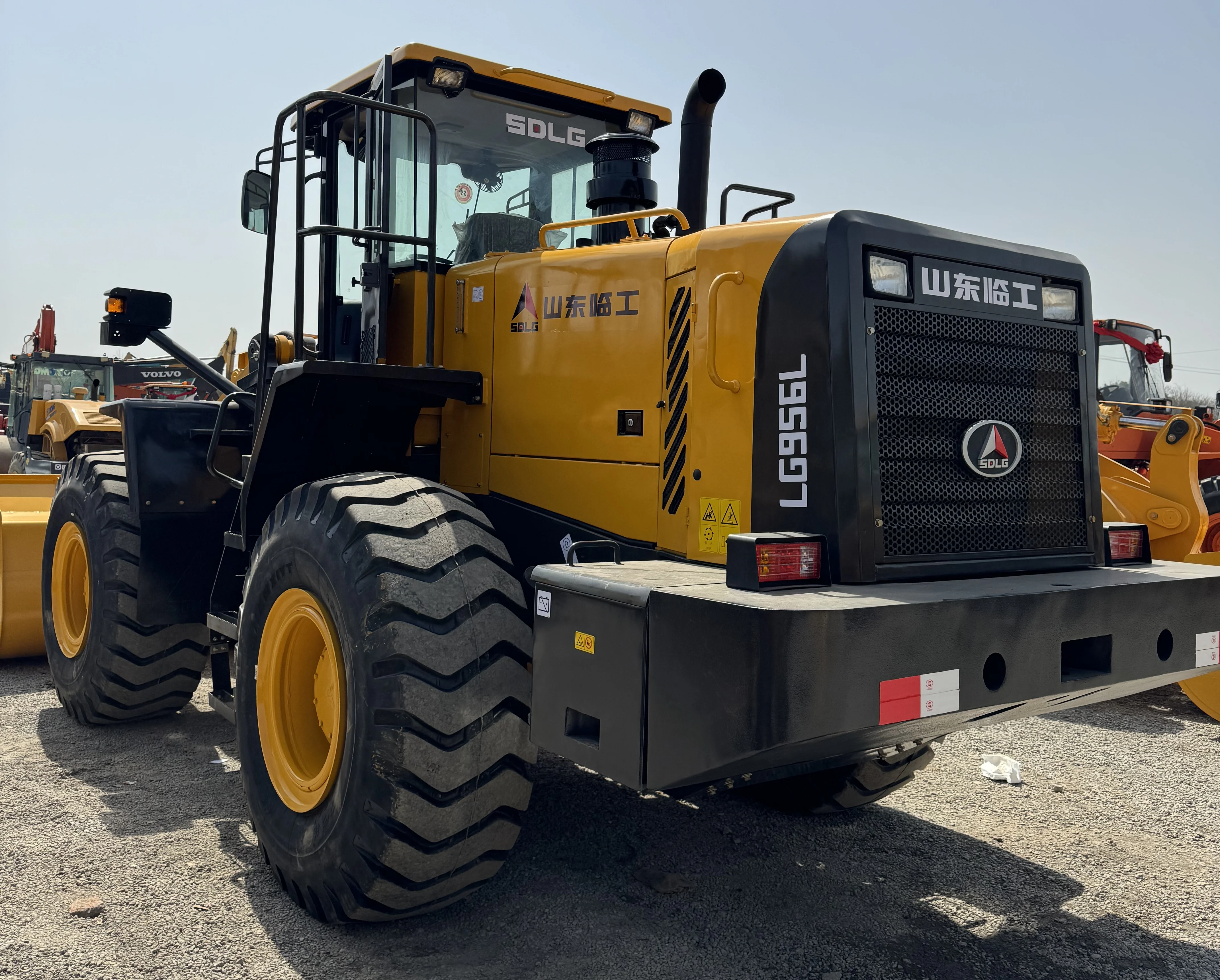 Китай погрузчики 5t Lingong LG956L колёсный погрузчик Shandong б/у 956 SDLG