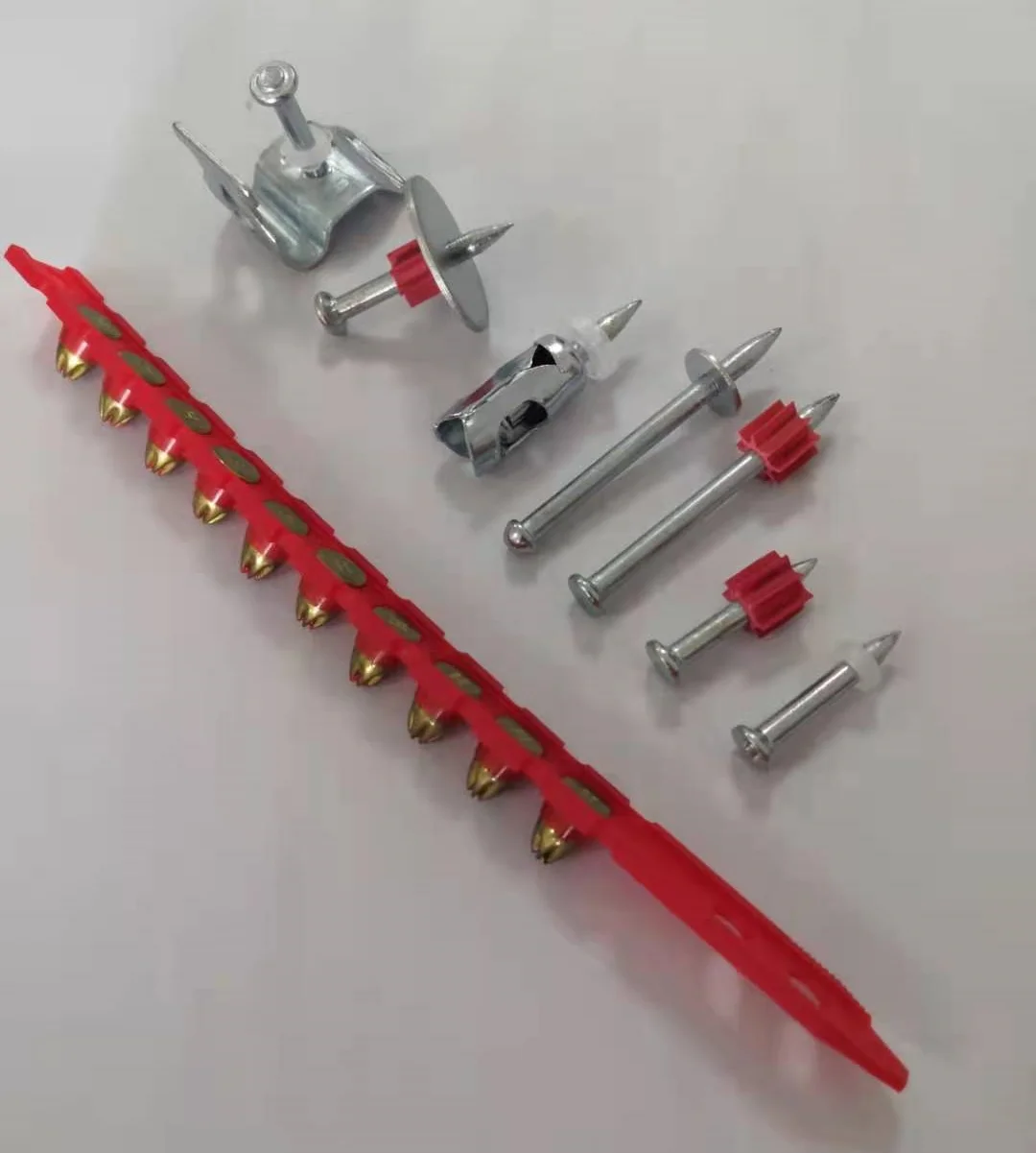 FACTORY PRICE HIGH QUALITY  DN27 DRIVE PIN NAIL CLAVOS CON RONDANA